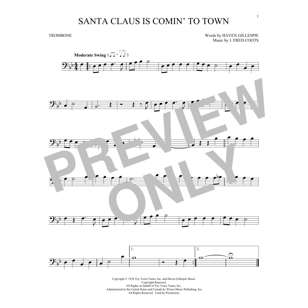 Santa Claus Is Comin' To Town