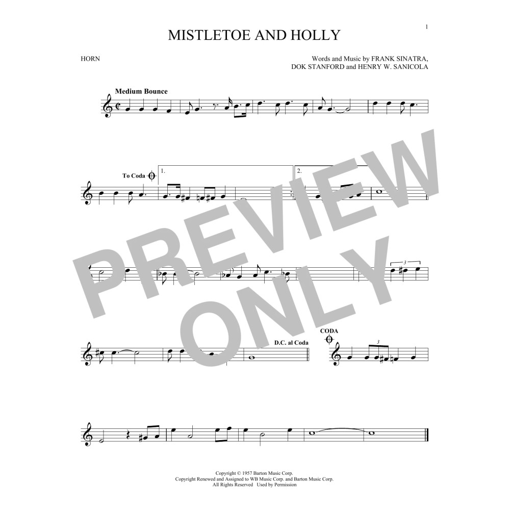 Mistletoe And Holly