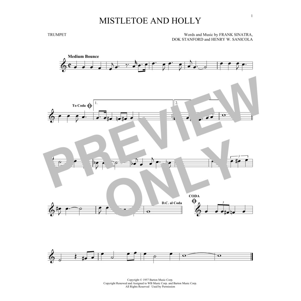 Mistletoe And Holly