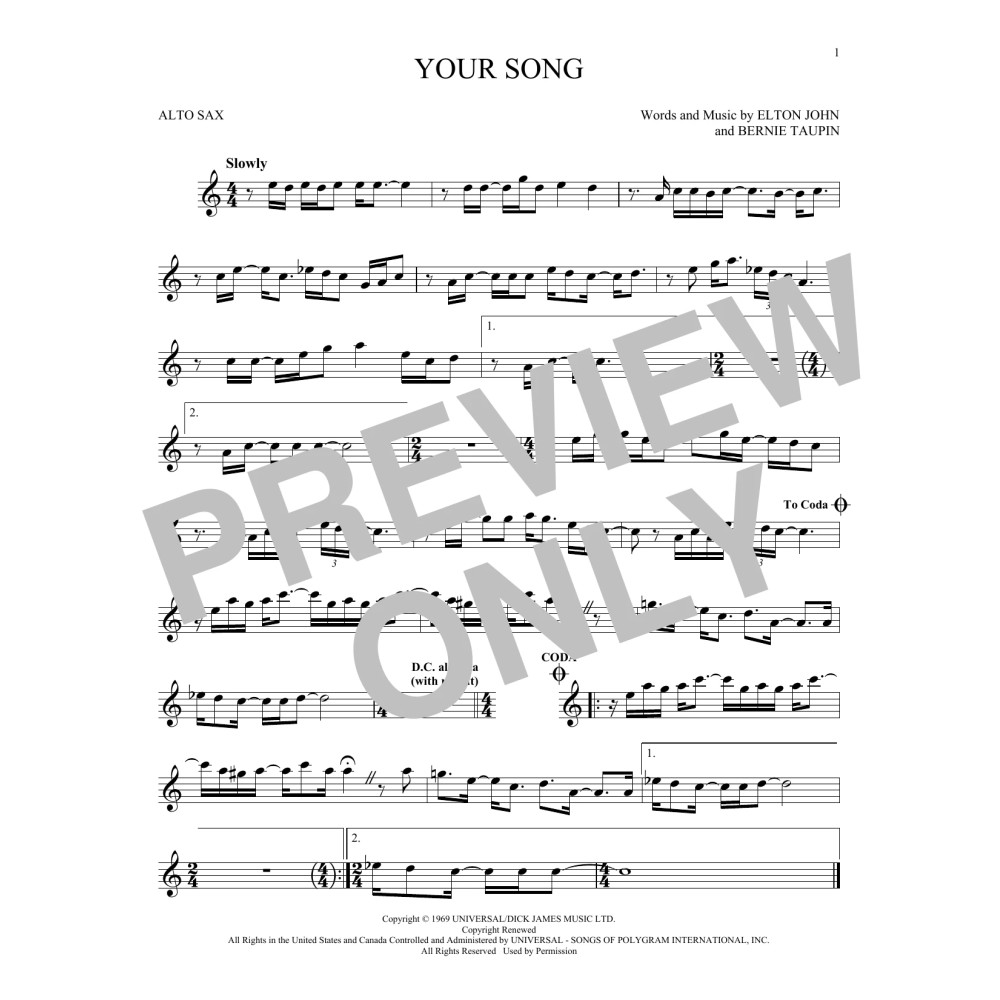 Your Song