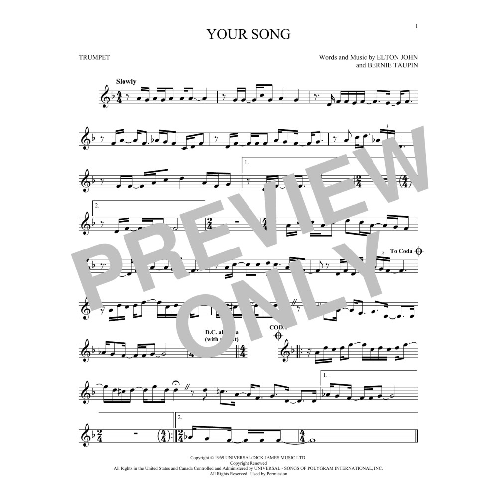 Your Song