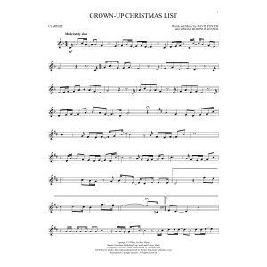 Grown-Up Christmas List