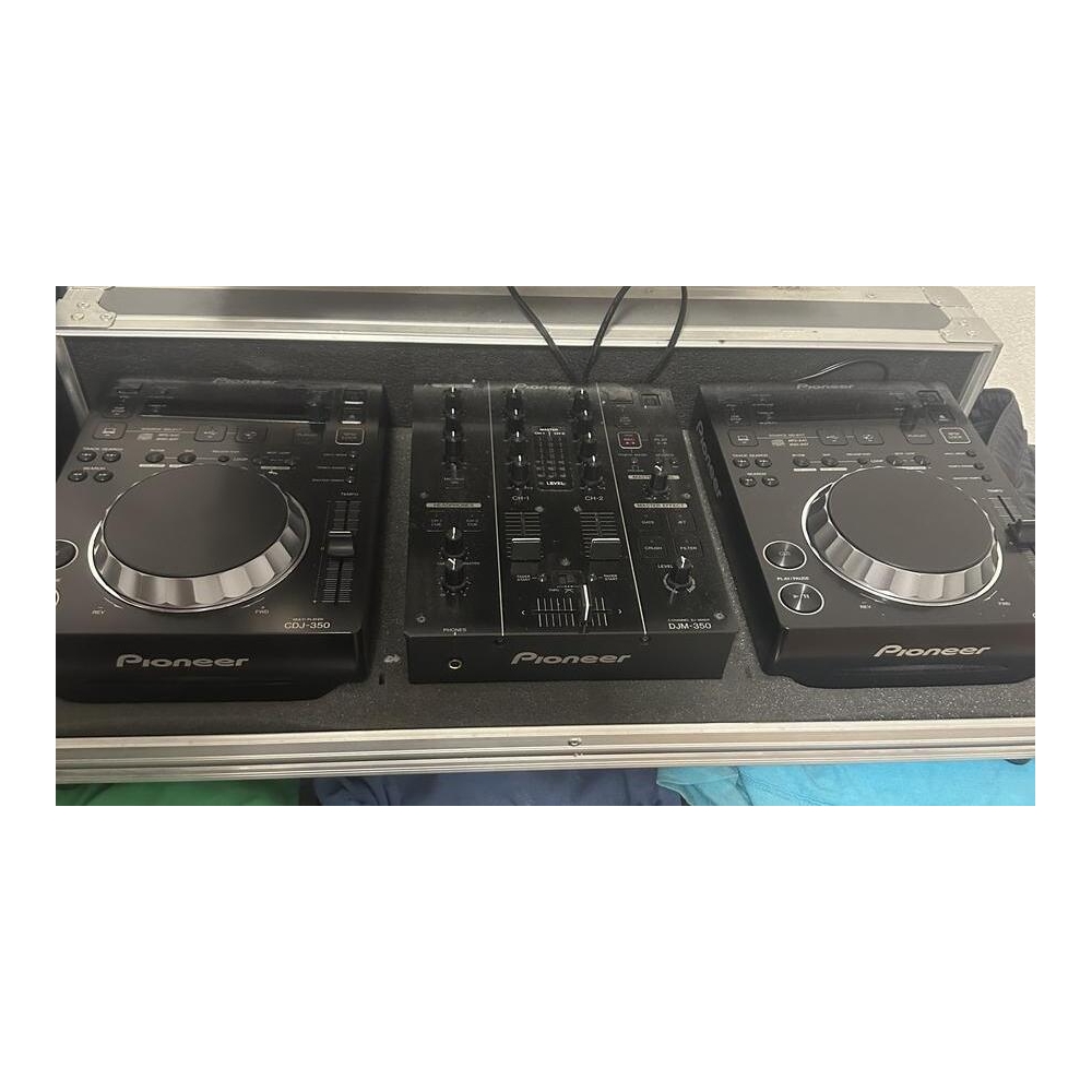 Pioneer Dj CDJ-350 + mesa de mezclas + estuche de transporte