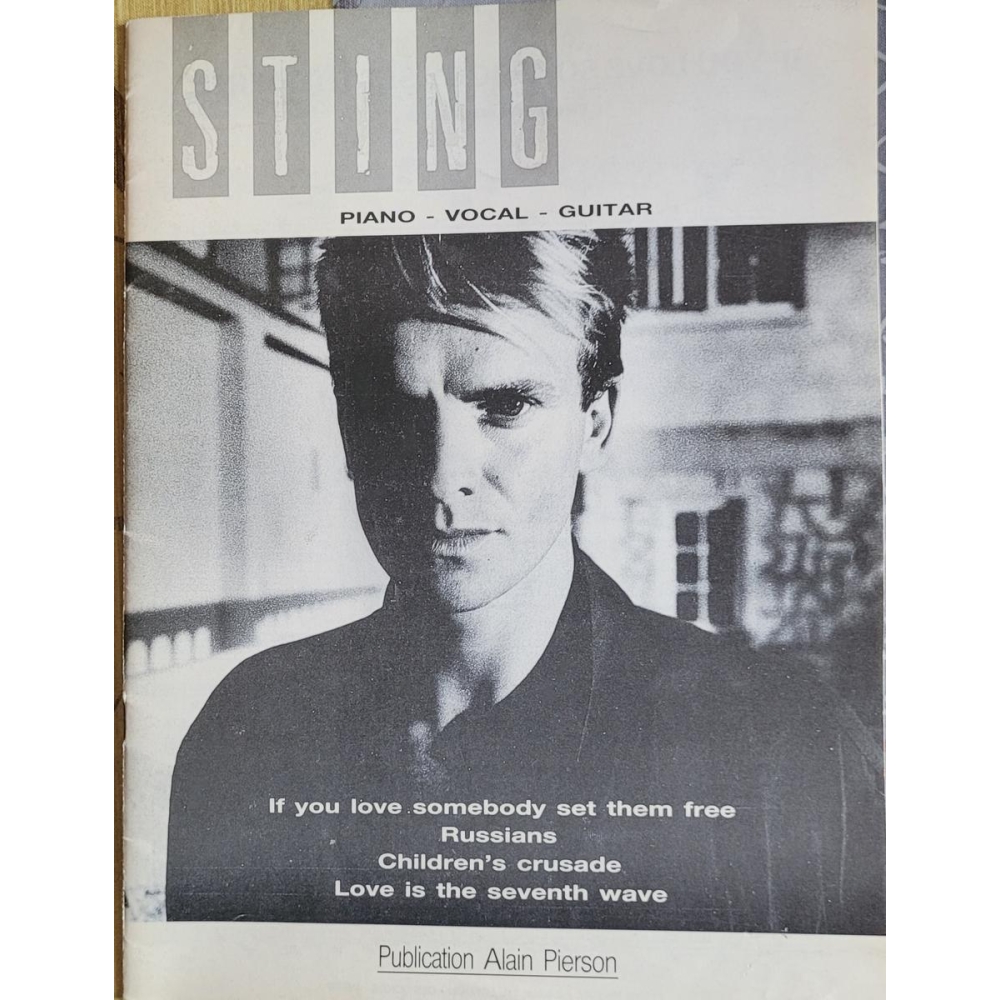 Sting piano-vocal-guitar sheet music