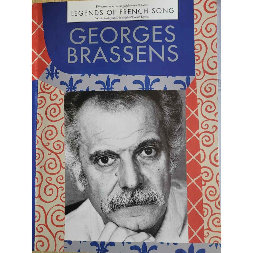 Sheet music 50 titles by Georges Brassens