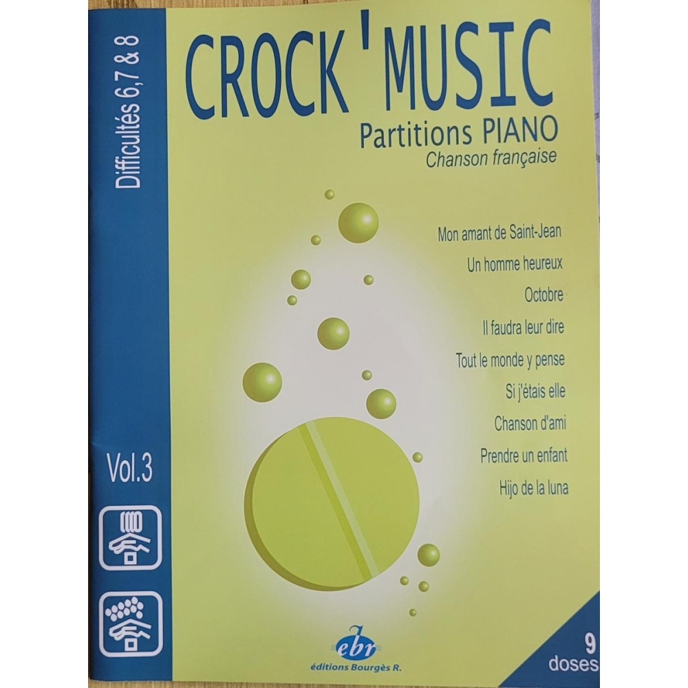 French songs piano scores