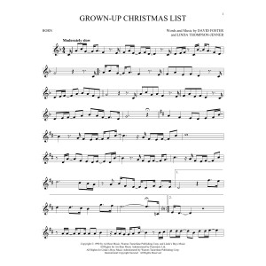 Grown-Up Christmas List