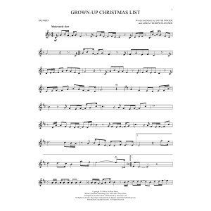 Grown-Up Christmas List