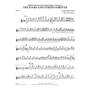 The Stars and Stripes Forever - Flute 1