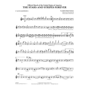 The Stars and Stripes Forever - Eb Alto Saxophone 1