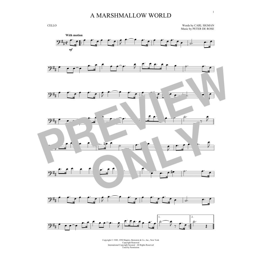 A Marshmallow World