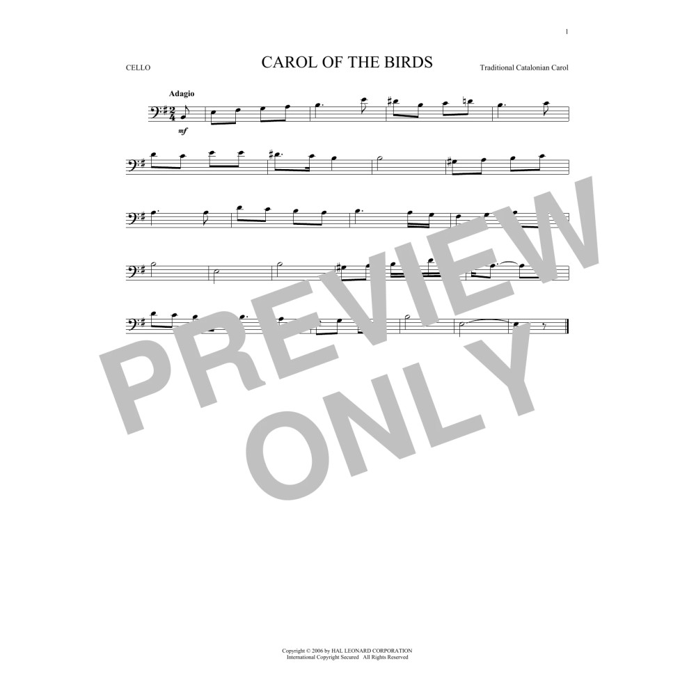 Carol Of The Birds