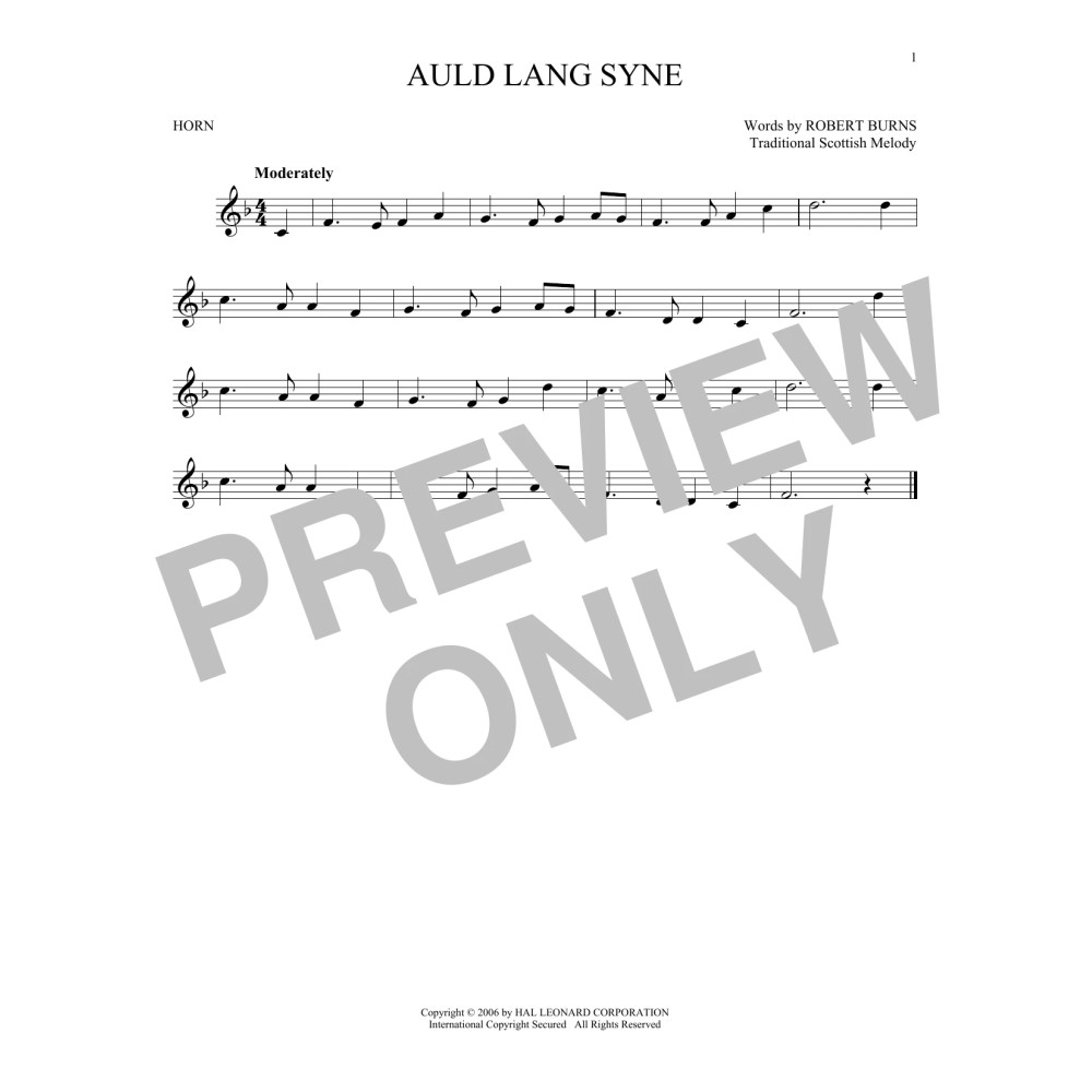 Auld Lang Syne