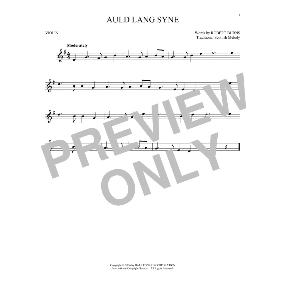 Auld Lang Syne