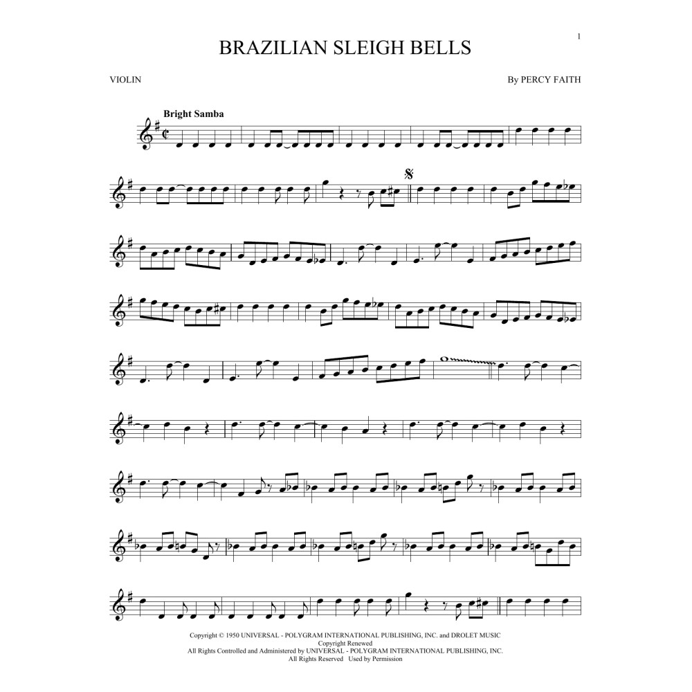 Brazilian Sleigh Bells