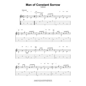 Man Of Constant Sorrow (arr. Mark Phillips)
