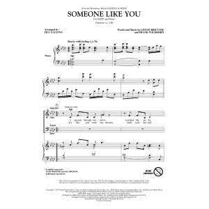 Someone Like You (arr. Jill Gallina)