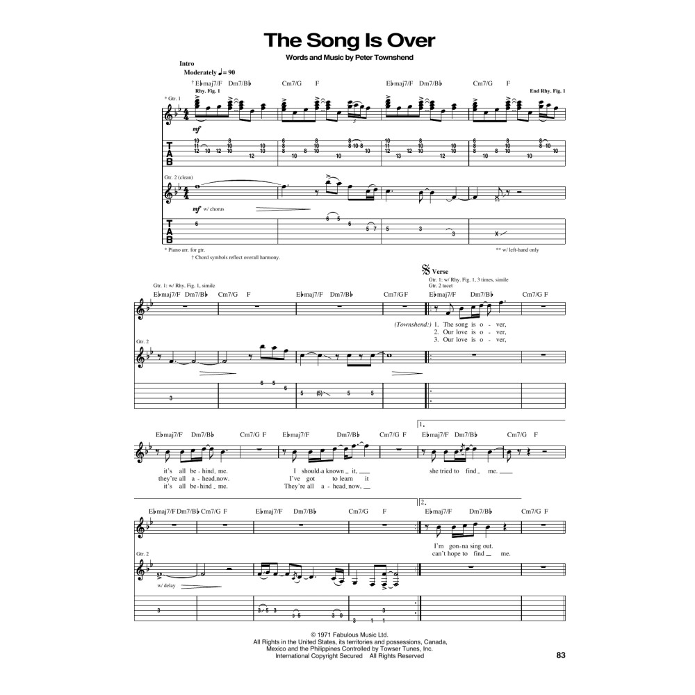 The Song Is Over