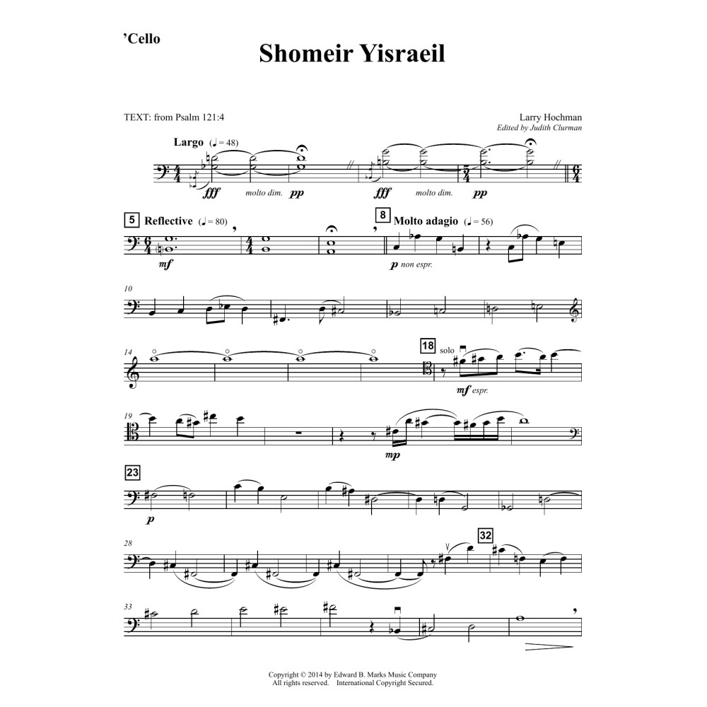 Shomeir Yisraeil - Cello