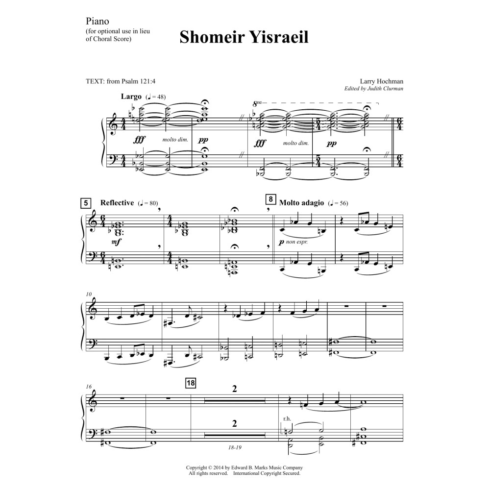 Shomeir Yisraeil - Piano