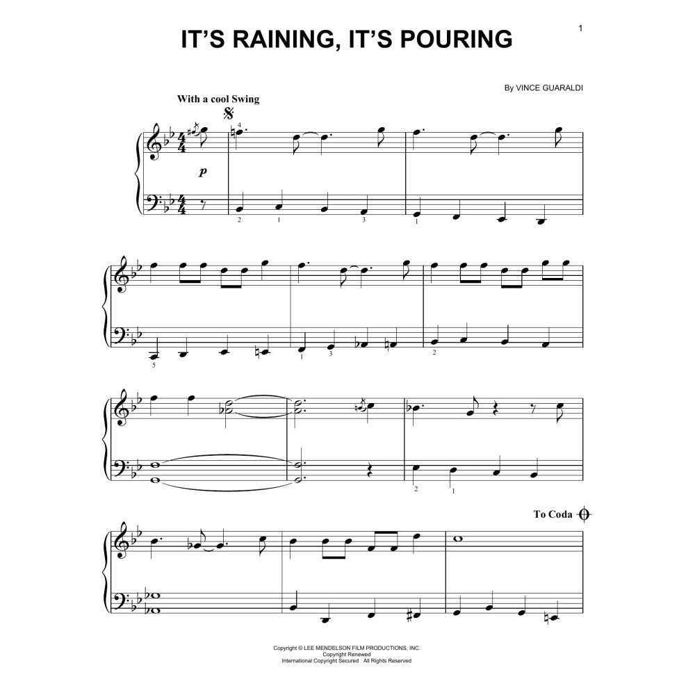 It's Raining, It's Pouring