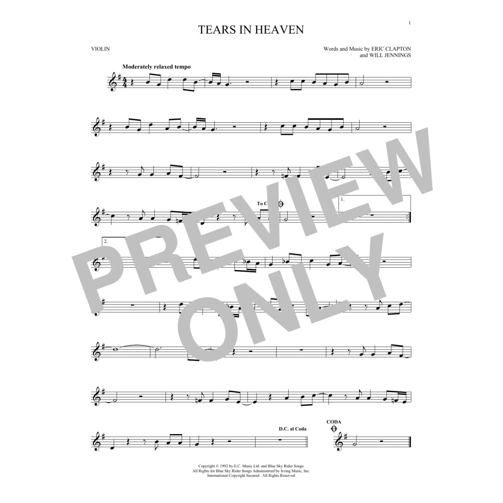 Tears In Heaven