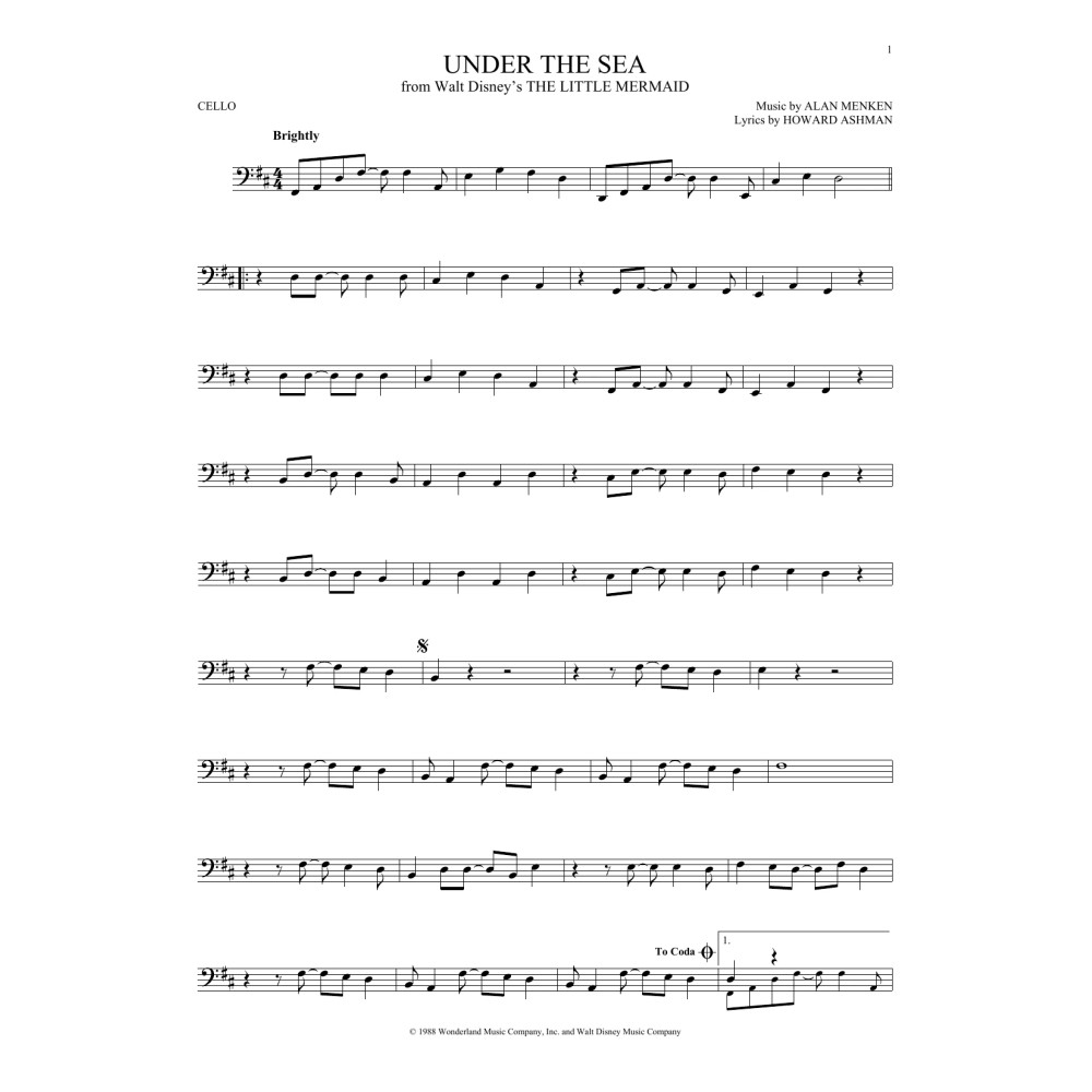 Under The Sea (from The Little Mermaid)