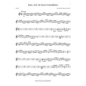 Jesu, Joy Of Man's Desiring