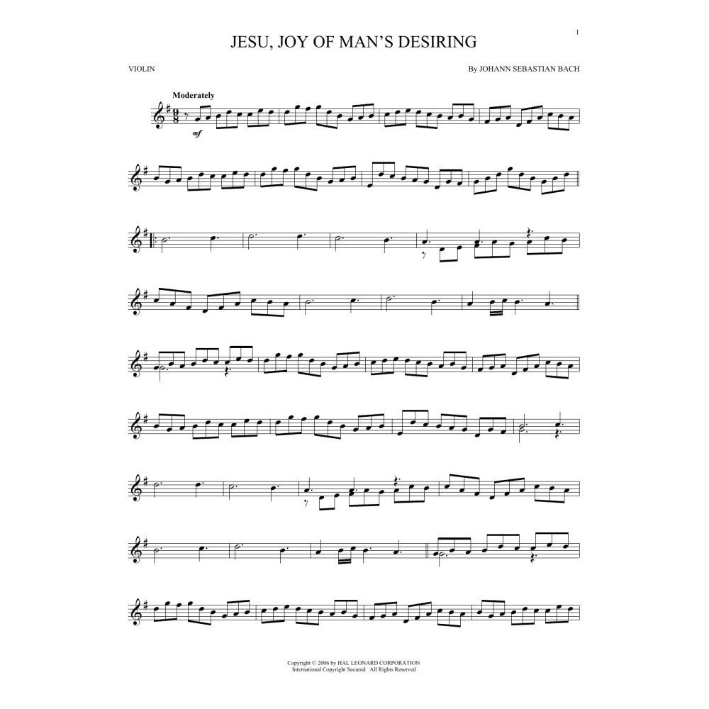 Jesu, Joy Of Man's Desiring