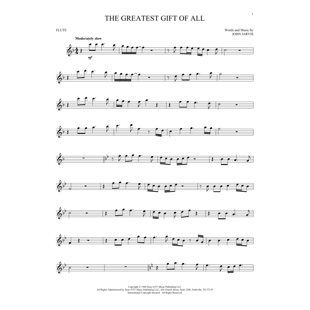The Greatest Gift Of All