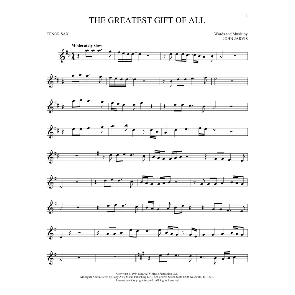 The Greatest Gift Of All