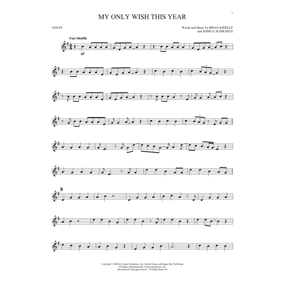 My Only Wish This Year