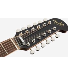 Fender Villager 12 cordes V3 – Noir avec touche en noyer