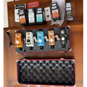 New Mooer effects pedals and case
