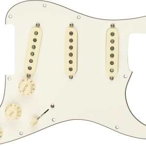 Fender Original '57 / '62 SSS Pickguard Stratocaster pré-câblé - Parchemin 3 plis