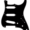 Fender Pickguard Stratocaster S/S/S style vintage années 50 8 trous - Noir