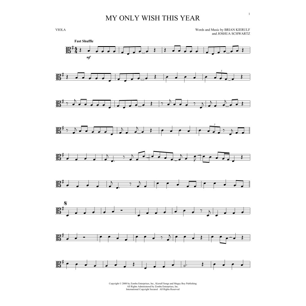 My Only Wish This Year