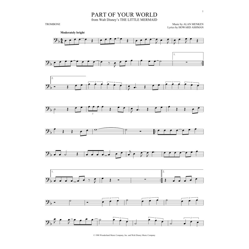 Part Of Your World (from The Little Mermaid)