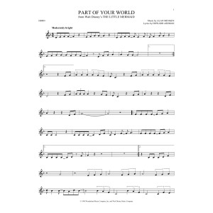 Part Of Your World (from The Little Mermaid)