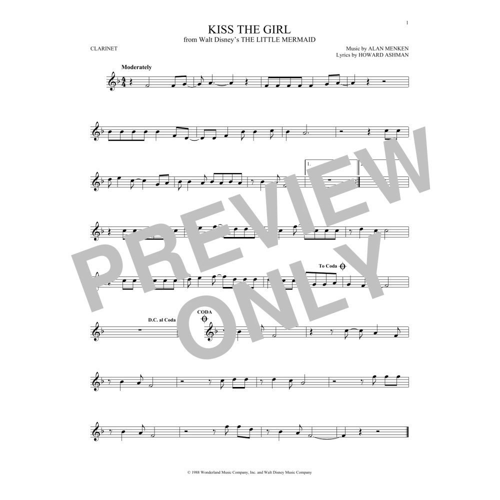 Kiss The Girl (from The Little Mermaid)
