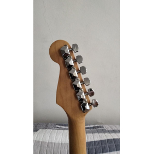 Left-handed electric guitar