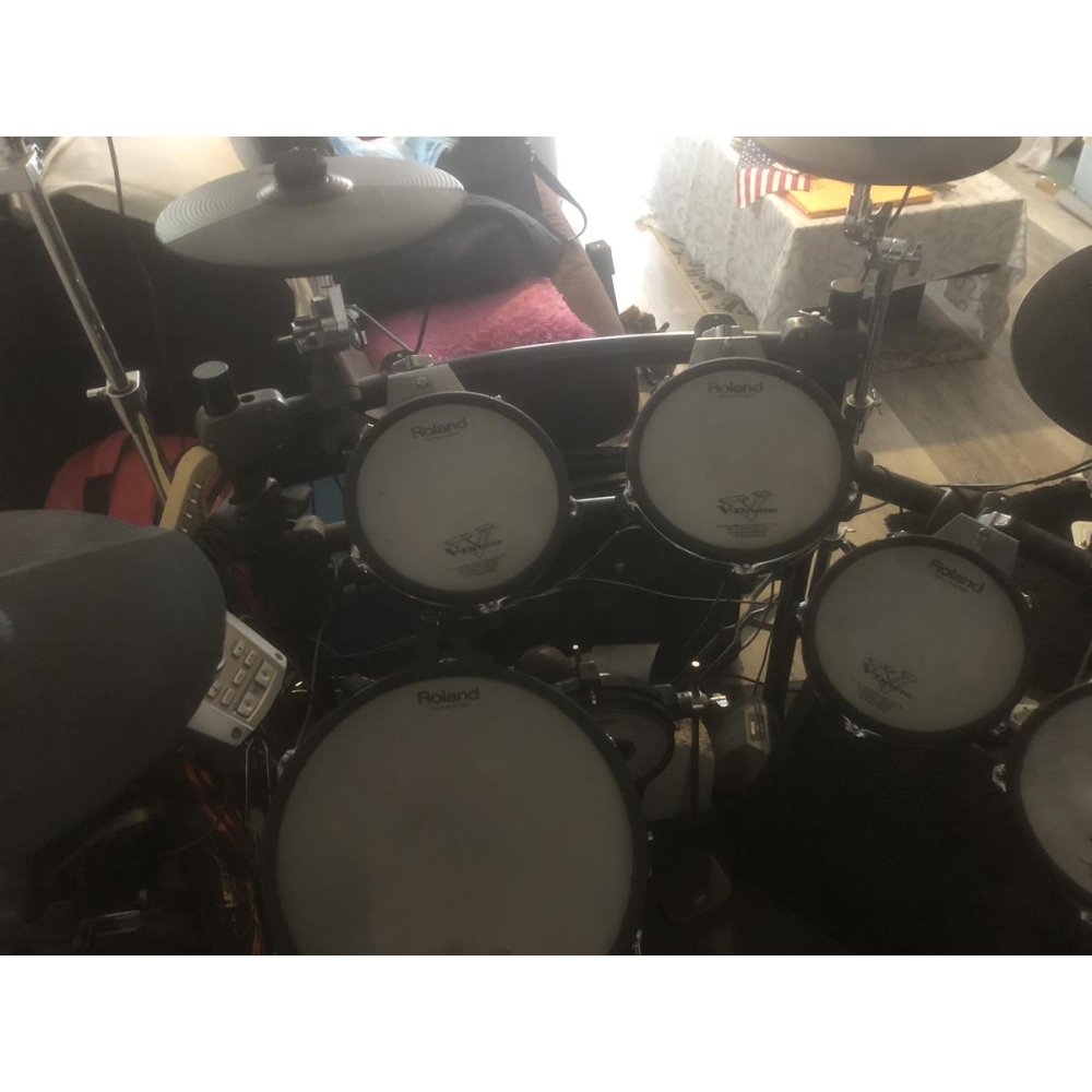 Roland VDrums TD-15 Module with TD-20 Rack and Mesh Heads
