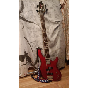 Bajo de 4 cuerdas Cort + amplificador Peavey + accesorios