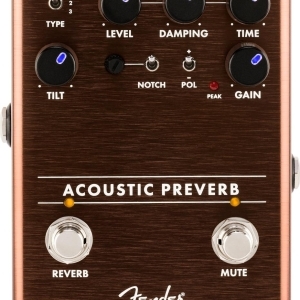 Fender Acoustic Preverb Préampli/pédale de réverbération acoustique
