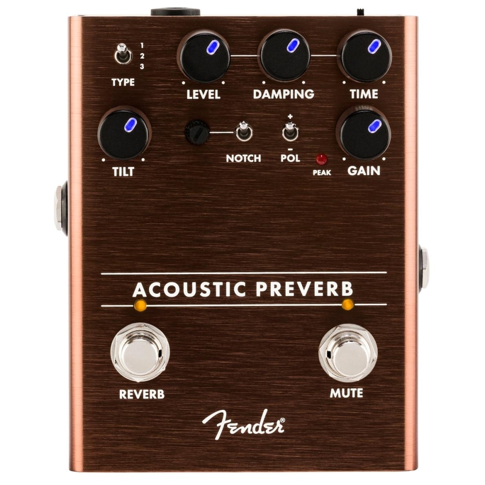 Fender Acoustic Preverb Préampli/pédale de réverbération acoustique