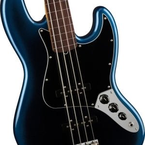 Fender American Professional II Jazz Bass Fretless - Dark Night avec touche en palissandre