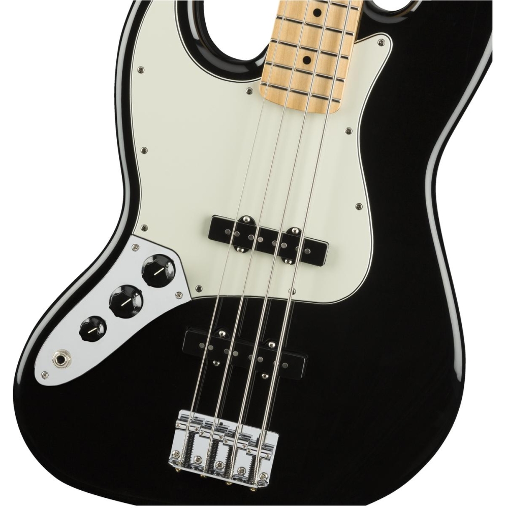 Fender Player Jazz Bass gaucher – Noir avec touche en érable
