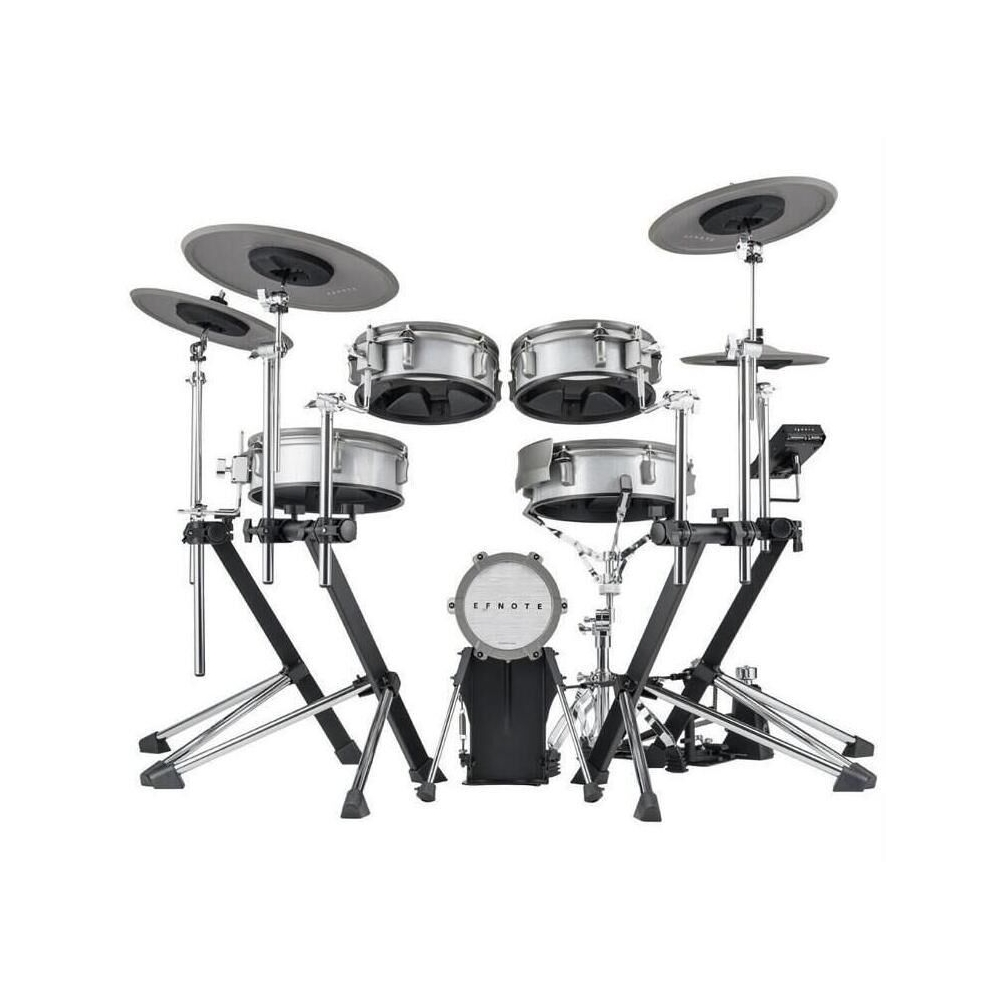El Efnote 3 E-Drum Kit es un kit de batería electrónica de alta calidad que ofrece una experiencia de interpretación 