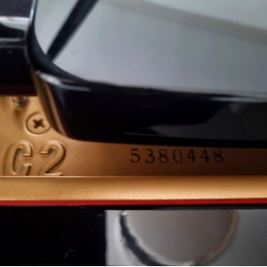 Yamaha c2 piano ¼ de queue noir laqué