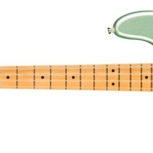 Fender American Professional II Precision Bass pour gaucher – Mystic Surf Green avec touche en érable
